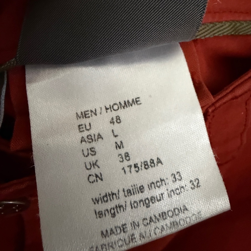 Jack Wolfskin Men's Cargo Pants in Rust Orange - Picture 4 of 6